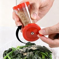 Sesame Mill Bottle Hand-Cranked Sesame Grinder Manual Pepper Grinder Spices Grinder Mill Milled Powder Kitchen Gadget for Salads