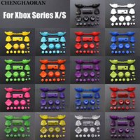 1Set L R LB RB Bumper Trigger Buttons Mod Kit For Xbox Series X S Controller Cross Keys Dpad ABXY Trigger Thumb Grip Caps Tools