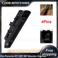 4Pin Car Trunk Lock Release Switch Boot Bonnet Release Button 99761310502 For Porsche 911 987 997 Boxster Cayman 99761310502A05