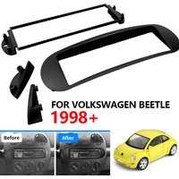Single Din Facia for Volkswagen VW New Beetle 1998-2010 Radio DVD Stereo CD Panel Dash Kit Trim Fascia Face Plate Frame