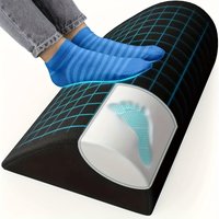 1pc Ergonomic Office Desk Foot Rest - Under Desk Footrest With Washable Cover- Foam Foot Stool Rocker, Office Footrests
