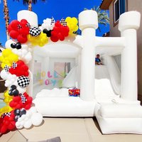 White Bouncy Castle Indoor with Blower