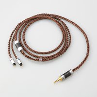 HiFi XLR 3.5mm 4.4mm to 2 pin 0.78mm 8 Core Silver Plated Wire Braided Earphone Replacement Upgrade Cable for BL03 V80 KZ ZS10