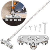 21inch Positioning Calipers Stainless Steel Precision Cutting Guide for Circular Saws for Precise Measurements & Easy Wood Cutti
