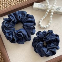 1pc Korean style denim small waist headband new high elasticity hair tie headband temperament hair accessory