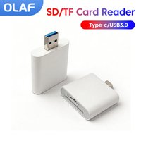 2-in-1 USB 3.0 Card Reader USB C Micro TF SD Memory Card Reader High Speed Adapter For iPhone 15 16 17 PC Laptops Accessories