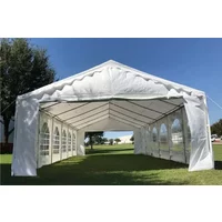 'Custom size galvanized steel pipe outdoor party tent with removable side walls white wedding tent