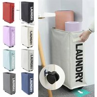 Foldable Laundry Basket Dirty Clothes Basket Clothes Organizer Yoga Storage Basket Home Assortment Box with Wheel Laundry Basket