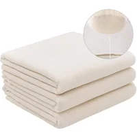 Reusable Nut Milk Cloth Bag Strainers Unbleached Natural Cotton Cheesecloth Cheese Yogurt Tofu Filter Kitchen Fine Mesh Strainer