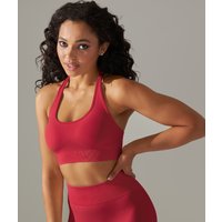 Soutien-gorge de sport dos nu pour femme, haut froncé à impact élevé, vêtements d'entraînement, corset push-up, vêtements de sport rembourrés, fitness et yoga