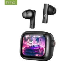 HTC NE40 Sports Wireless Earbuds Bluetooth 6.0 TWS Gaming Headphones Low Latency HiFi Sound Noise Reduction Mic LED Screen
