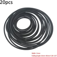 20Pcs Universal 1mm 1.5mm Cassette Tape Replacement Rubber CD DVD Cassette Tape Recorder Turntable Strap Belt CD Disc Holder