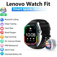 Lenovo 2025 Smart Watch Men Health Monitoring Heart Rate For Apple Bluetooth Call Waterproof IP68 Smartwatch For Android IOS