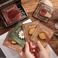 1 Pc Leather Bookmark With Leather Rope Tassel Hand-Stitched Botanical Plants Fruits Page Marker Reading Tool For Book Lovers