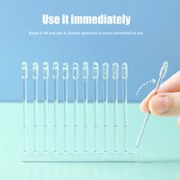 New 24pcs Disposable Sticky Ear Diggers Pick Soft Ear Wax Removal Tool Reusable Ear Cleaner Adults Kids Elderly Earwax Remover