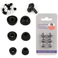 Replacement Ear Tips for MOTIF II ANC Soft Silicone Earbud Tips S/M/L 3 Sizes Black White