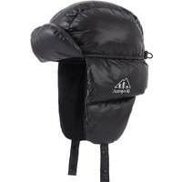 AliExpress NONE Autumn and winter hats with fleece, cold proof down, ear protection, warm hats, outdoor cycling toe caps