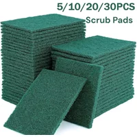 10/20/30PCS Scrub Pads Household Kitchen Oil Removal Dishwashing Pot Pad Scratch Free Multipurpose Reusable Cleaning Dishrag New