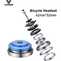 AliExpress VIARON MTB Bicycle Headset 4252 ST CNC 1 1/8&Quot;-1 1/2&Quot; Sealed Bearing Straight Tapered Tube Bike Fork Internal Steering
