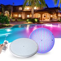 Ultra-Thin IP68 Swimming Lamp LED Underwater Pool Lights RGB DC12V/24V Phone Tuya WIFI Controller Music LED Waterproof Lamps