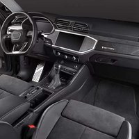 FOR Audi Q3 2019 -2022 Car Carbon fiber style Console Gear Shift Frame Cover Trim Interior accessories Auto Integral interior