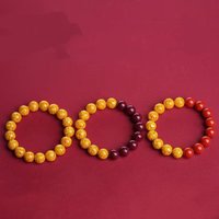 Raw Ore Transparent Sand Realgar Cinnabar Bracelet Purple Gold Sand Red Cinnabar Bracelet Charm Bracelet Pandora Bracelet