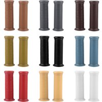 1 Pair of 1inch 25mm/ 1.1inch 28mm Universal Motorcycle Vintage TPU Handle Handlebar Grip for Honda Kawasaki Yamaha Dukadi
