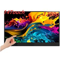 14/15.6/16 inch Portable Touch Monitor LANLIPU1200P HDR 16:10 Low Blue LightFor XBox Switch Cell Phone PC PS4/5Loptop Extensio