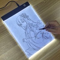 LED photocopying table drawing board children's light-transmitting copying table brightness adjustable night light notepad toy