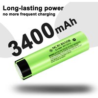 Hot LiitoKala New Original NCR18650B 34B 3.7V 18650 3400mAh Rechargeable Lithium Battery Flashlight Battery