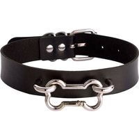 Goth Bone Collar Black Leather Choker Necklace for Women Alt Fashion Aesthetic Jewelry Gothic Accessories