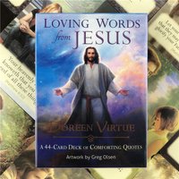 Loving Words From Jesus Tarot Cards Oracle English Version 44pcs Board Games Family Party Playing Car
