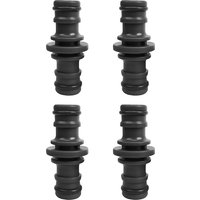 2/4Pcs Double Male Hose Connectors Leakproof Double Male Connector Couplers Garden Pipe Joiners for Irrigation Watering Systems