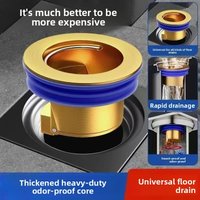 1PC Anti-Odor Anti-Pest Sink Floor Drain Filter Siphon Core Drain Stopper Water Trap Kitchen Bathroom Accessory