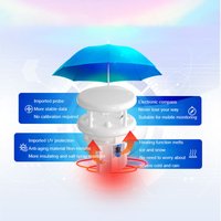 Wireless Ultrasonic Wind Speed Sensor RS485 Modbus Industrial Grade Anemometer Wind Direction Meter for Weather Station