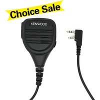 PMN4013A Handheld Speaker 2-Pin PTT Mic Microphone K-plug Speaker with 3.5mm Earphone Jack for Kenwood Walkie Talkie Accessories