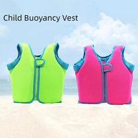 Not Falling Off Child Buoyancy Vest Anti Rollover Adjustable Baby Swimming Jackets Stable Cartoon Inflation-Free Swimming Vest