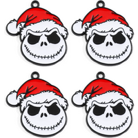 10 Pcs cartoon Christmas Pendants Charms Jewelry Making Earrings Pendants Necklaces Bracelets DIY Accessories