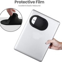 Universal Stick-On Mouse Pouch, Mouse Holder for Wireless Mouse, Mouse Sleeve for Laptop, Reusable Adhesive, No Glue Residue