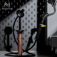 MUVNA Coffee Machine Cleaning Brush, Household Coffee Utensil,Punch Boiling Head,Steam Brush,High Pressure,Anti-scald,Solid Wood