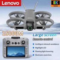 2026 Lenovo Drone With 4.3-inch Large Screen 8k High-definition Aerial Photography Obstacle Avoidance Remote Control Quadcopter
