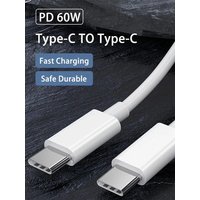 PD 60W USB C to USB Type C Cable Fast Charge Data Cable For Iphone 16 15 16Pro 15Pro Huawei Samsung Xiaomi Data Line 1M 1.5M 2M