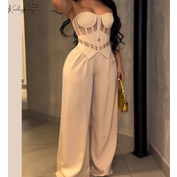 Ladies Stylish One-Piece Sets Female Sleeveless Yoga Sets Women's Fashion Jumpsuits Streetwear Outfits Evening Party Clothings
