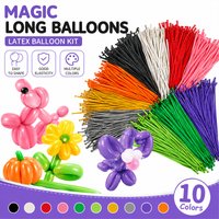 40pcs Magic Long Strip Balloons & Modeling Latex Balloons,Birthday Party Decorations,Themed Party,Wedding,Celebration Party