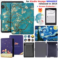 For Kindle Voyage Case 2014 NM460GZ PU Leather Cover Book Case Auto Wake/Sleep Protective Case Ebook Kindle Accessories Skin