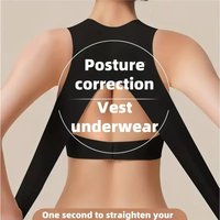 Women's Front-button Seamless Anti-Sagging Sports Bra Lifting Shaping Back-Shaping Underwear for Small Breasts