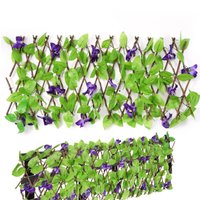 Fake Hedges Artificial Fake Leaf Wall Greenery Hedge Plant Wall Greenery Backdrop Decor Faux Fence Mat Adjustable for Stairs