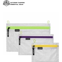 Ultralight DCF Dyneema Storage Pouch Waterproof Zipper Bag Lightweight Camping Hiking Travel Wallet Passport Card Holder Case