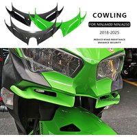 Ninja 400 Front Wing For KAWASAKI Ninja250 NINJA400 2018-2023 Fairing Winglets Aerodynamic Mouth Shell Cover Protection Guards