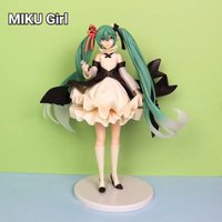【Spot】23cm Hatsune Miku Figure Artist Singer Anime Girl Pvc Model Desktop Ornament Computer Case Decoration For Anime Collectors